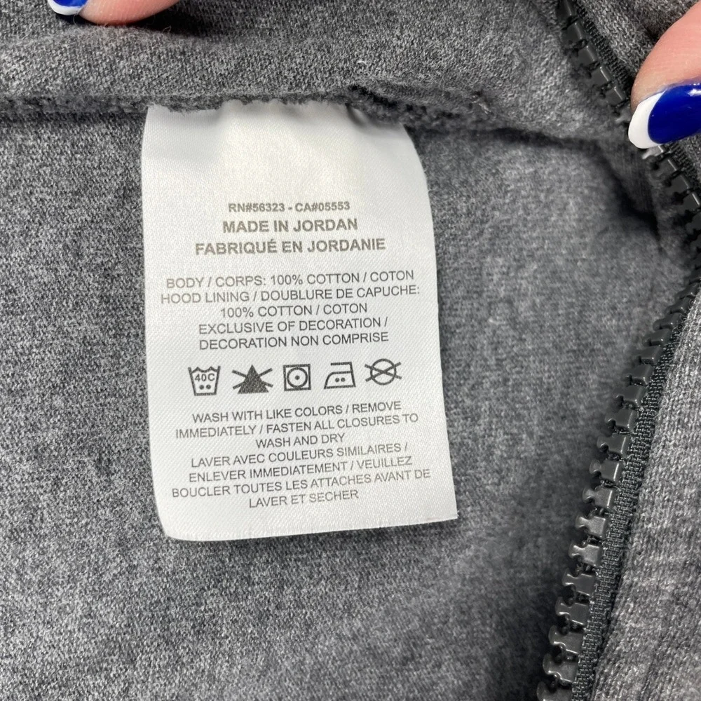 Nike Tech Fleece Full Zip Hoodie Mens XL Grey Sportswear Club CJ4443-071